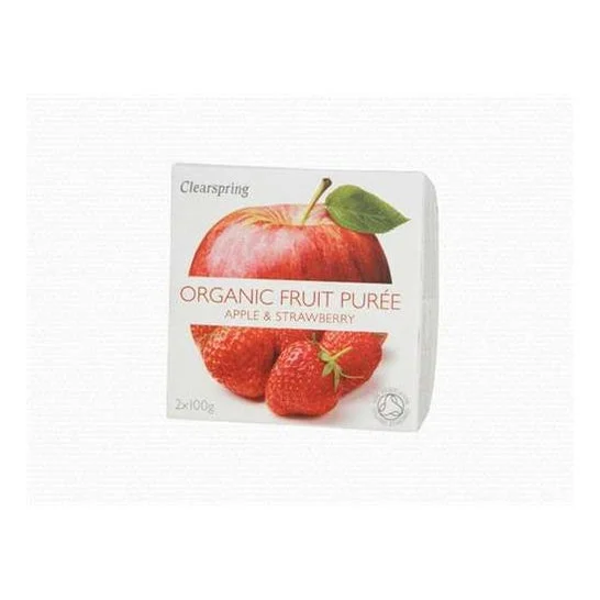 Composta di mele e fragole Clearspring 200g