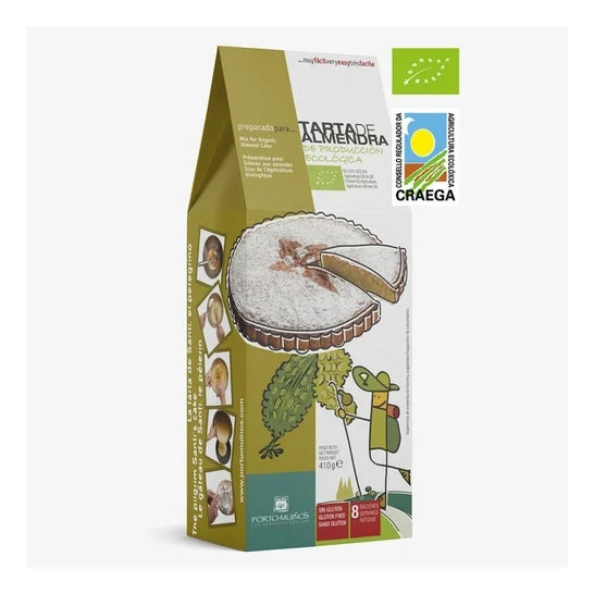 Porto Muiños Torta di Mandorle Preparata Eco 410g