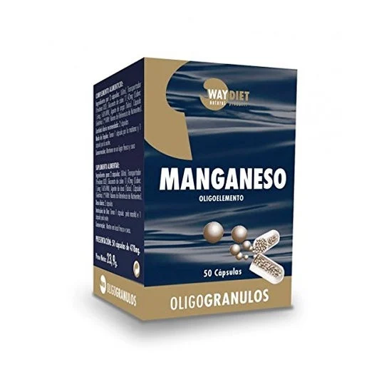Waydiet Natural Manganese Oligogranules 50caps