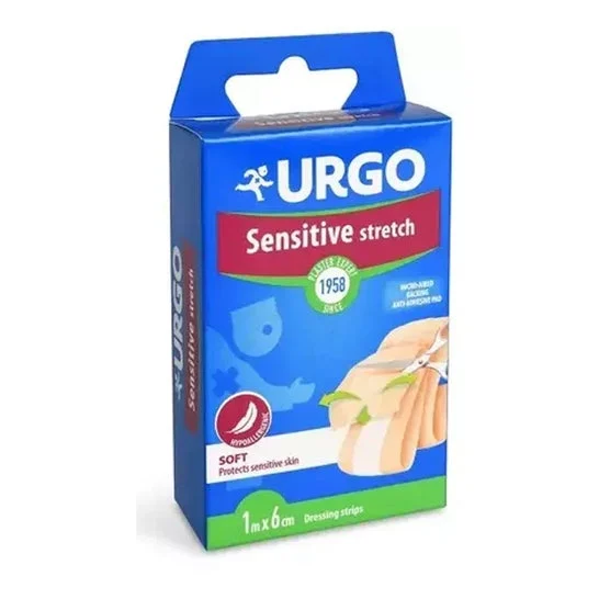 Urgo Sensibile Stretch Banda 1 M X 6 Cm