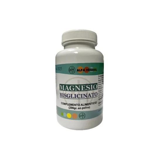 Alfa Herbal Magnesio Bisglicinato Polvo 200g