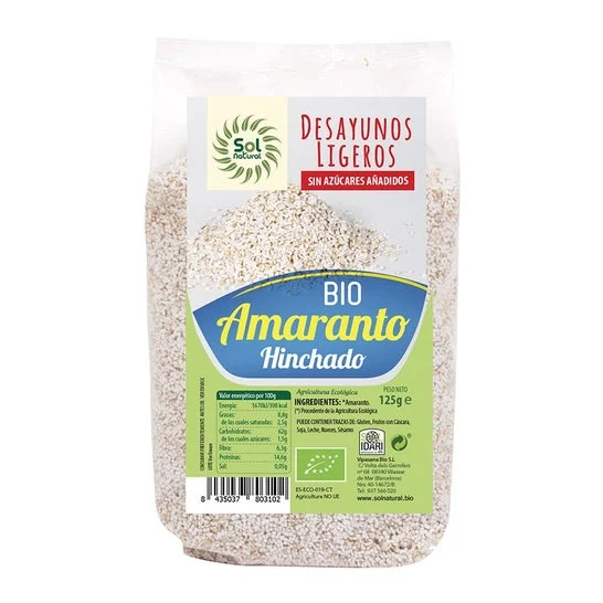 Sol Bio Amaranto gonfio 125g