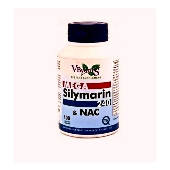 Vbyotics Mega Silymarin 240 & Glutathione 100caps