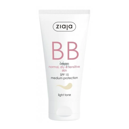 Ziaja BB Crema per pelli normali, secche e sensibili Tono chiaro SPF15 50ml