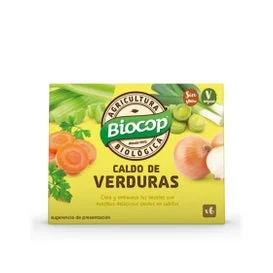 Brodo vegetale Biocop. Brodo vegetale C/Sale 6 pezzi 11g