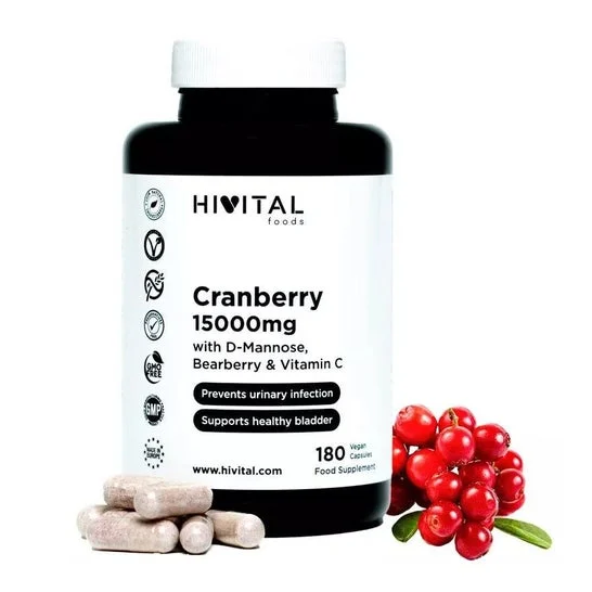 Hivital Foods Cranberry 15000 180caps