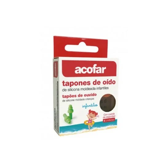 Acofar Tappi Orecchie Modellabili in Silicone 6 Unità