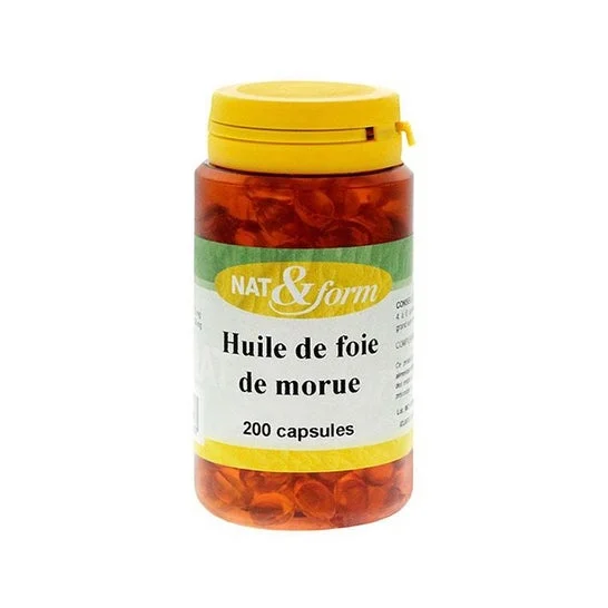 Nat&Form Aceite de Hígado de Bacalao 200caps