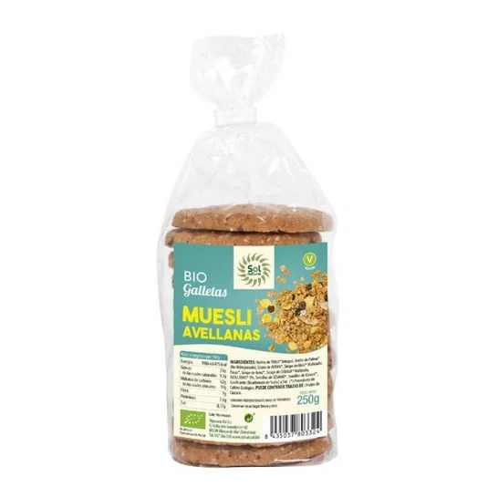 Solanatural Biscotti Muesli Nocciole Bio 250g