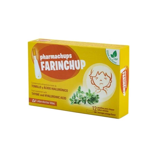 Pharmachups Farinchup Arancia 12 Unità