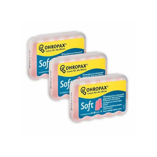Ohropax Soft Foam Earplugs 10 Unità
