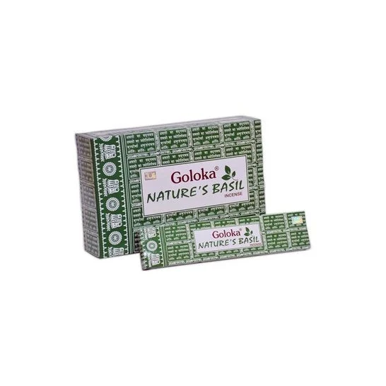 Incenso Basilico della Natura Goloka 12x15g