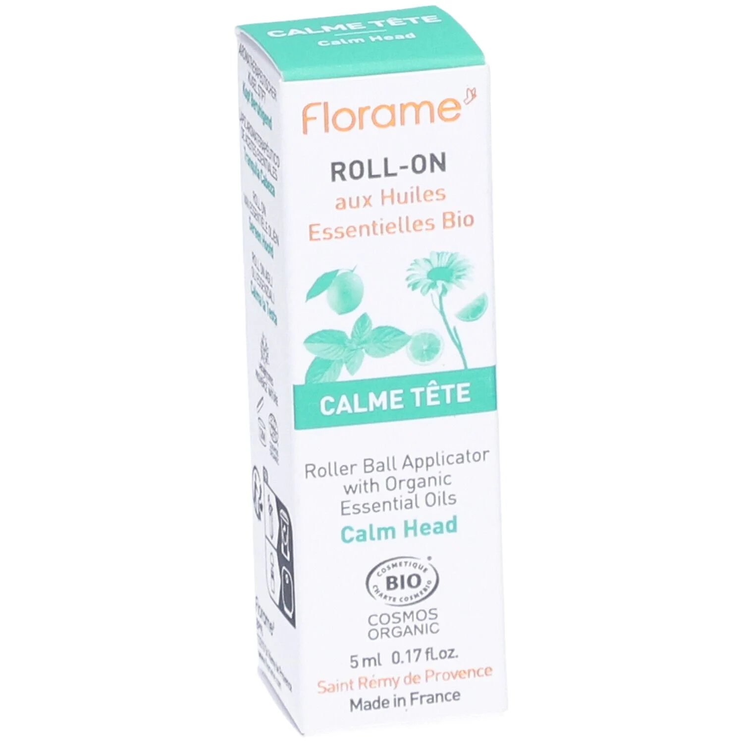 Florame Roll-on Calme Tete Con Oli Essenziali Bio 5ml