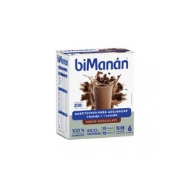 BiManán Frullati Gusto Cioccolato 6 pezzi