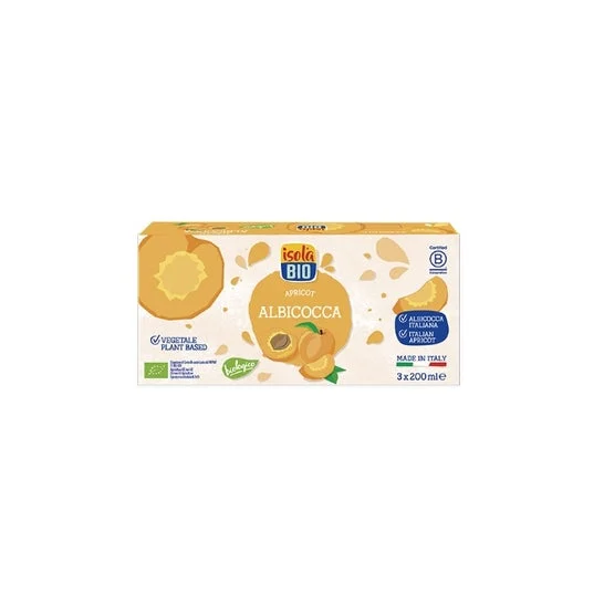Isola Bio Succo di Albicocca Bio 3x200ml
