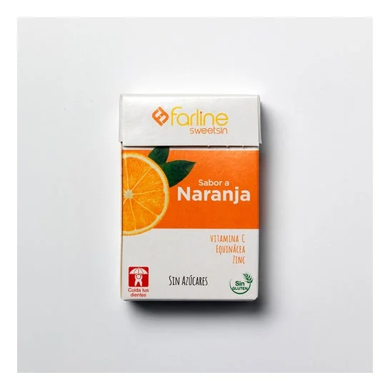 Farline Sweetsin Caramelos Naranja Caja 36,5g