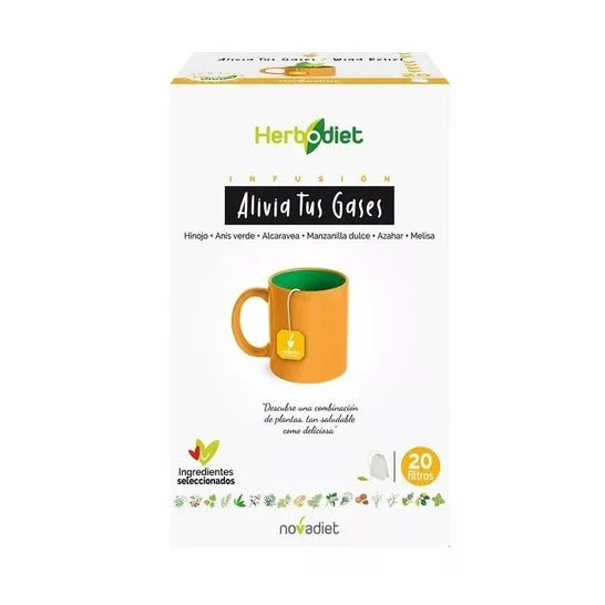 Herbodiet allevia i vostri gas 20 Fil