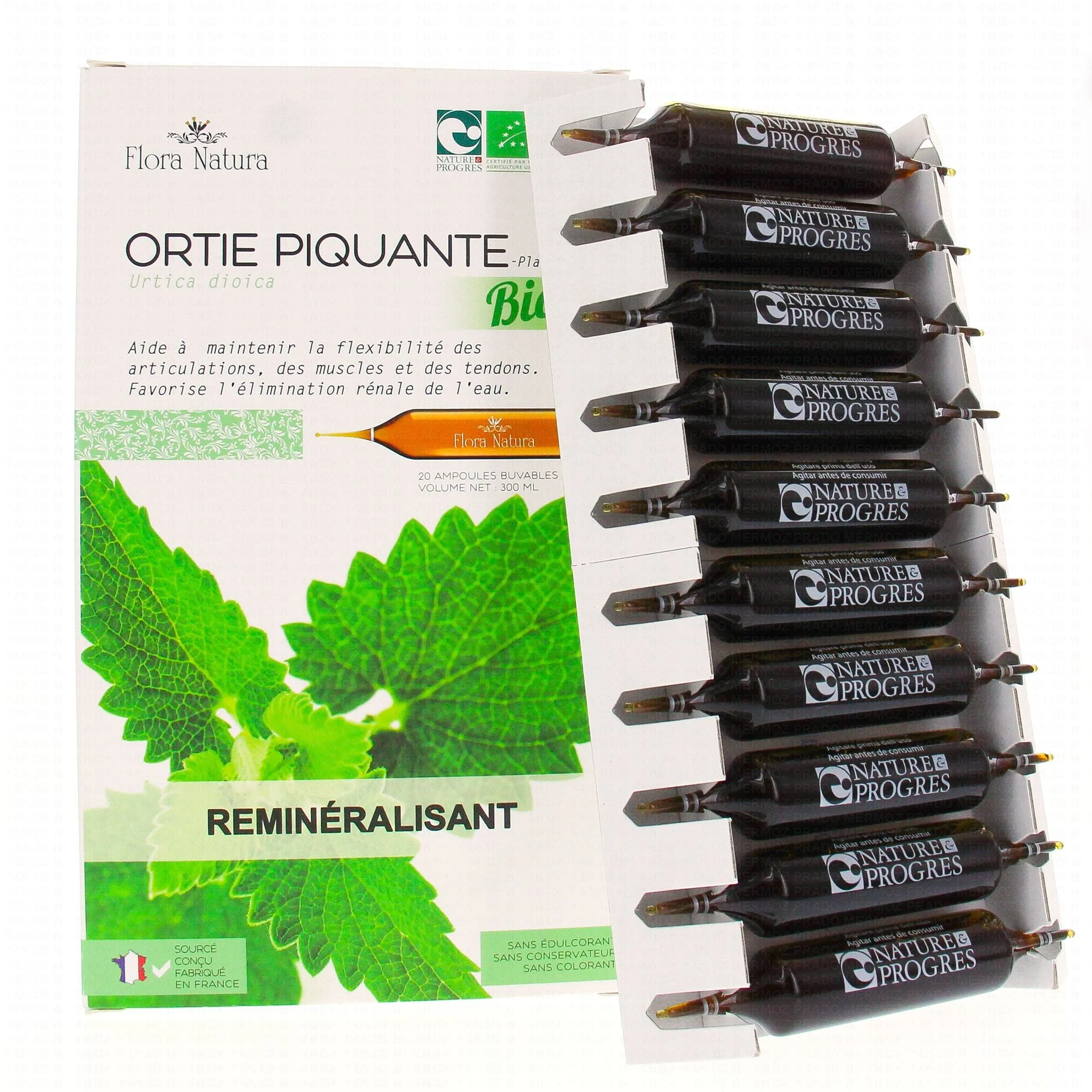 Flora Natura Ortica Piccante Bio Remineralizzante 20 fiale