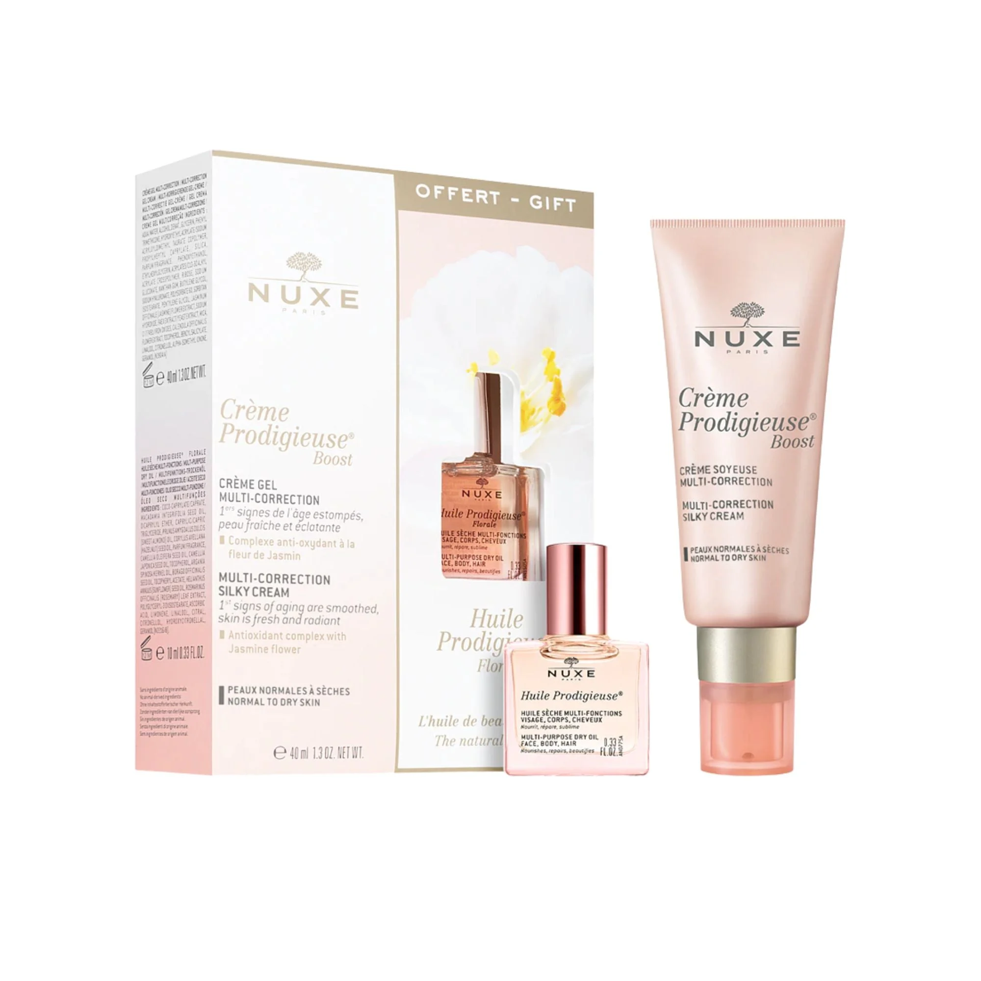 Nuxe Crema Prodigieuse Boost Set - Set regalo quotidiano per la cura della pelle - 50 ml