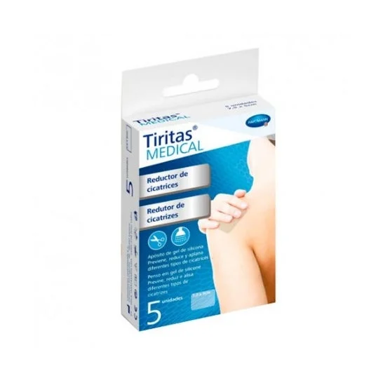 Hartmann Tiritas medico cicatrici rosse 7,2x5 cm