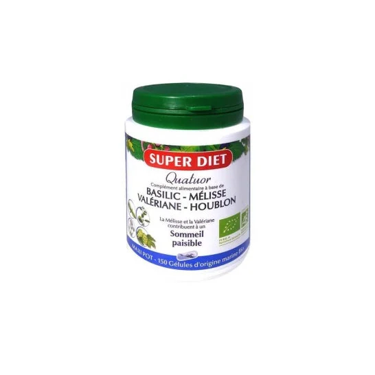 Super dieta Quatuor M'lisse rilassa 150 capsule biologiche 150 capsule