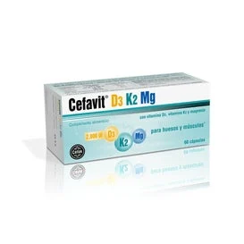 Cefak Cefavit D3 K2 Mg 60caps