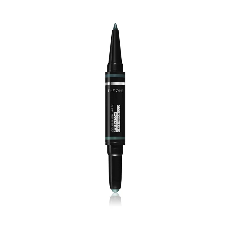 Oriflame The One Colour Unlimited ombretti e matita per occhi 2 in 1 colore Emerald Green 1,2 g