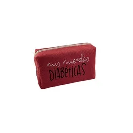 Ikooki "Mis Mierdas Diabéticas" Estuche Diabetes Rojo 1ud