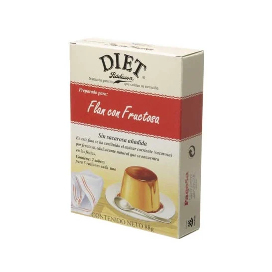 Dieta Radisson Vanilla Custard con fruttosio Bio 88g