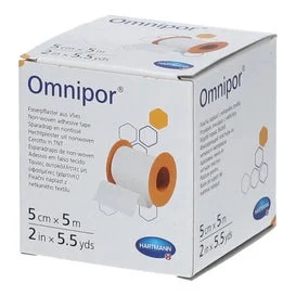 Omnipor Nastro Paper Bianco 5x5cm 1 Unità