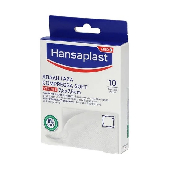 Hansaplast Compressa Soft Sterile 10 Unità
