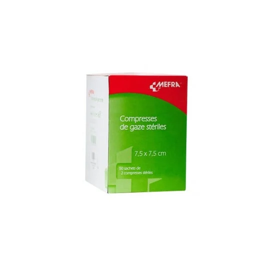 Mefra Compresse Sterili 7,5x7,5cm 2x50 Bustine