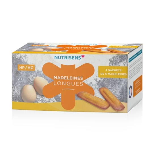 Nutrisens Madeleines Limón Hp/Hc 4 Sobres