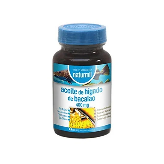 Olio di fegato di merluzzo Naturmil 400mg 45caps
