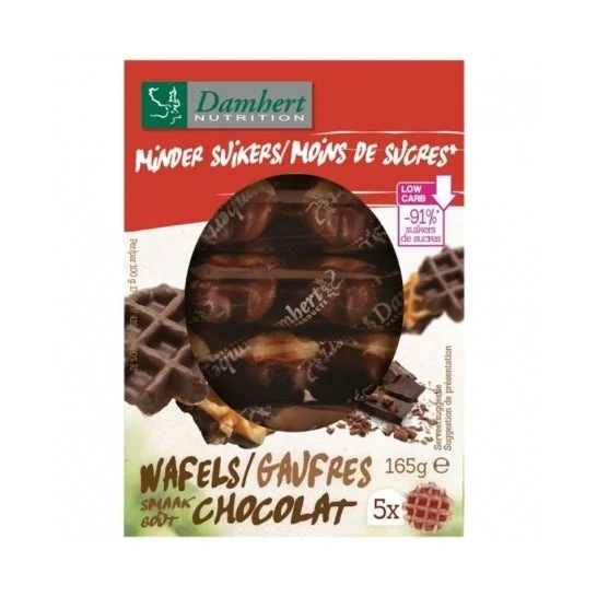 Damhert Nutrition Cialde di Spugna con Gocce di Cioccolato 165g