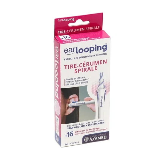 Earlooping Earlooping Tire Cerumen Spiral 1 Unità