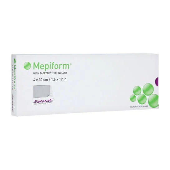 Mepiform riduttore di cicatrici silicone foglio 4x30cm 5 pz