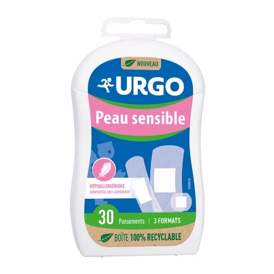 Urgo Sensitive Skin Box di 30 medicazioni assortite