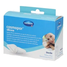 Cosmopor Silicone Medicazione Sterile 7,2x5cm 5 Unità
