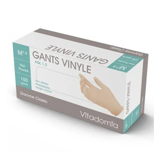Guanto in vinile Vitadomia N/Pdr M 100