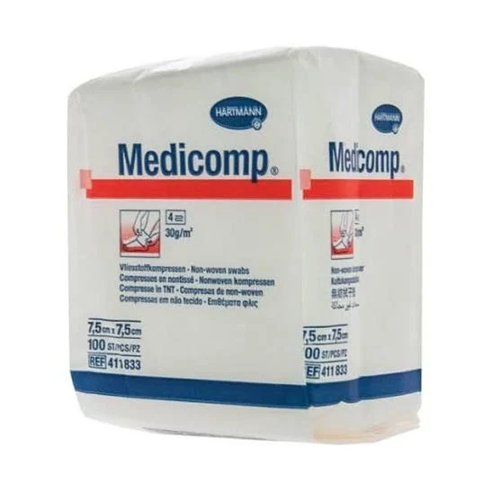 Medicomp Garza 7,5x7,5cm 100 UnitÃ