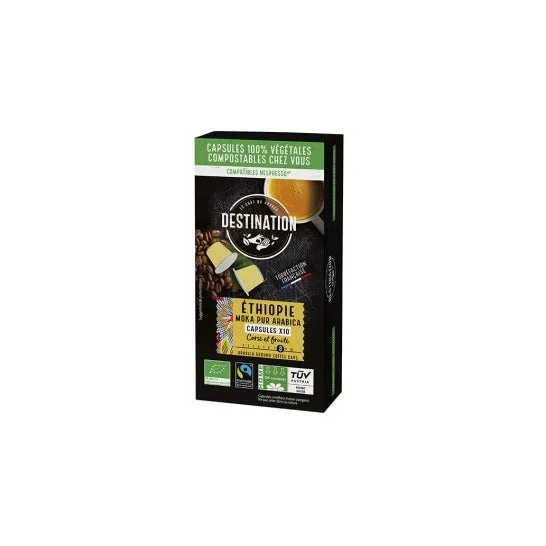 Destination Ethiopia Moka Pur Arabica Bio 10 Unità