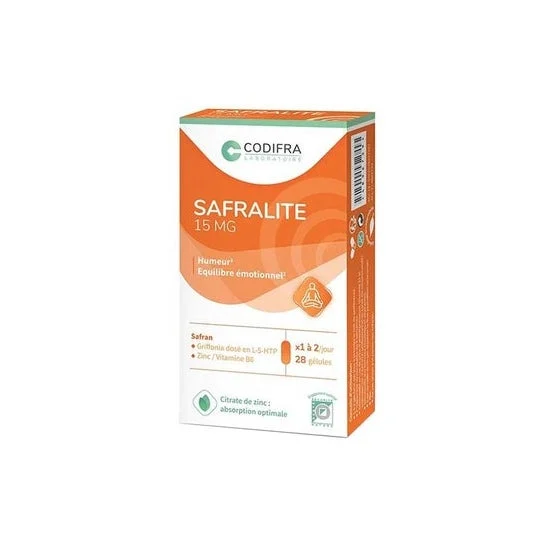 Codifra - Aumento dell'umidità Safralite 15mg x 28 glules