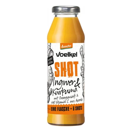 Voelkel Shot Zenzero Curcuma Arancia Acerola Limone 280ml