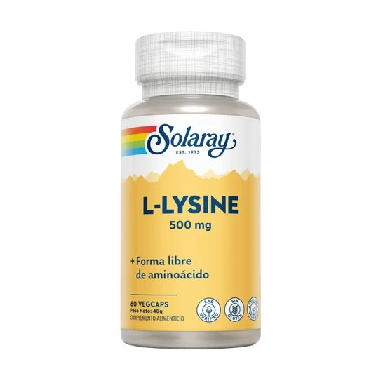 L-lisina Solaray 500mg 60 capsule