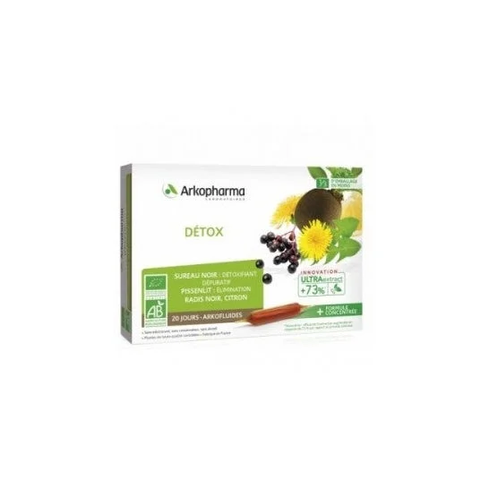 Arkofluide Detox Bio Amp10Ml Bt20