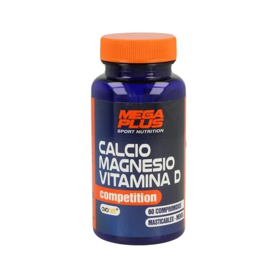 Mega Plus Cálcio + Magnésio + Vit D Competition Menta 60comp