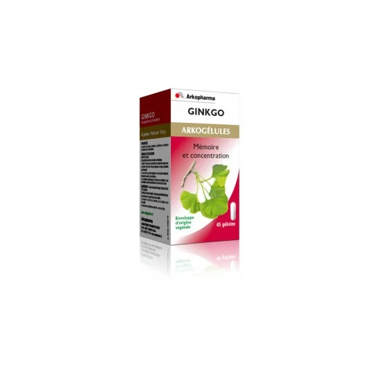 Arkogelules Glules Ginkgo Glules 45° Bottiglia