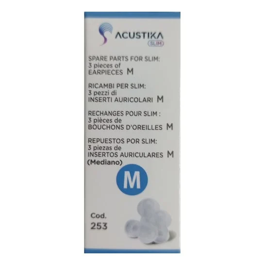 Acustika Tapones de Recambio Slim M 3uds