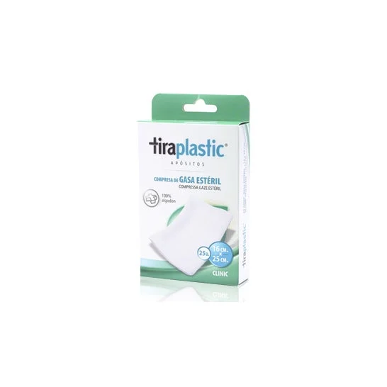 Tiraplastic Gasas Estériles 16x25cm 25uds